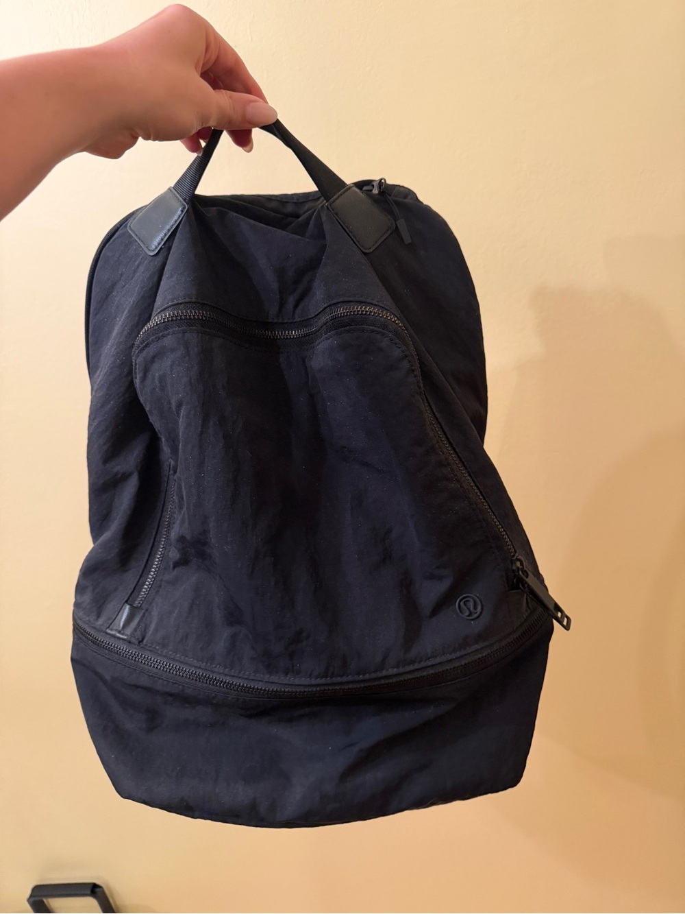 lululemon athletica Black Women's Backpack with Top Handles - Picture 1 of 3